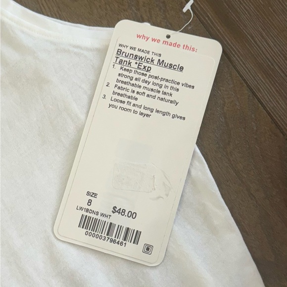 Lululemon NWT Brunswick Muscle Tank *Expression - Picture 6 of 8